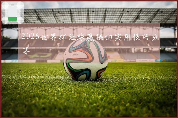 2026世界杯让球赢钱的实用技巧分享